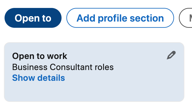 How to turn off open to work feature on LinkedIn
